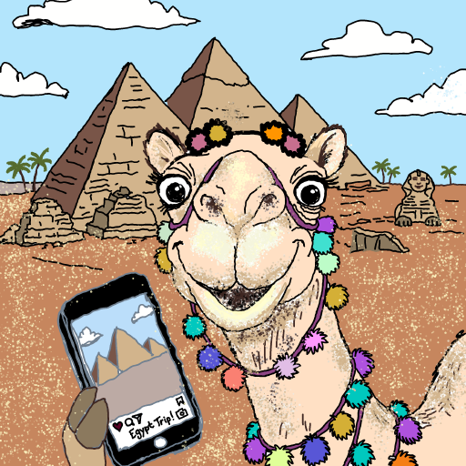 Pyramid drawing by Bridgitte