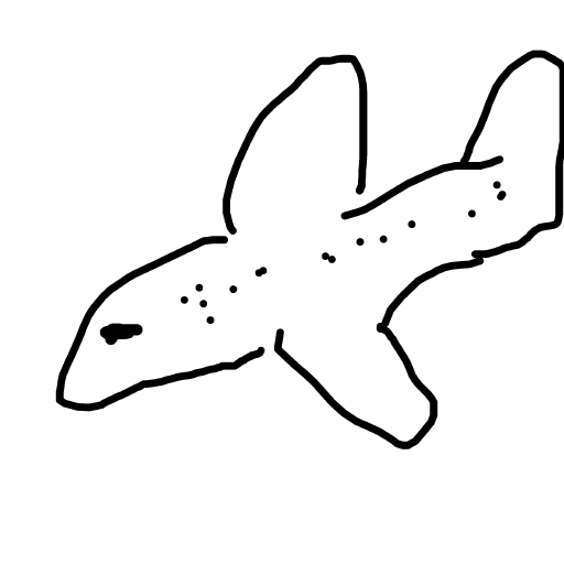 Airplane drawing by martinilopez