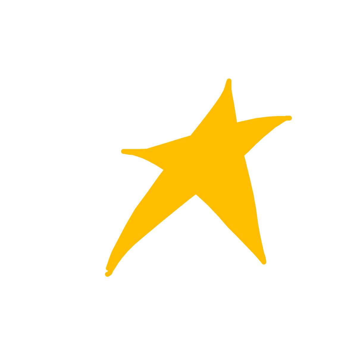 Star drawing by bia