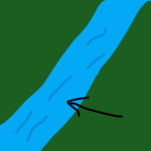 River drawing by great-fresh-style