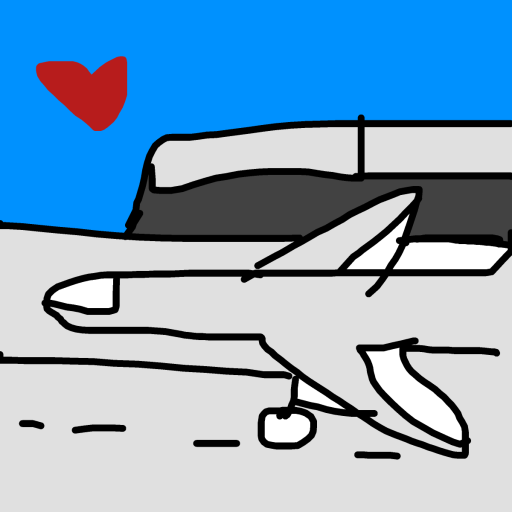 Airport drawing by cecedessinepas