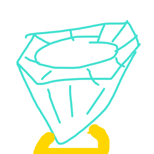 Diamond drawing by tittychakras