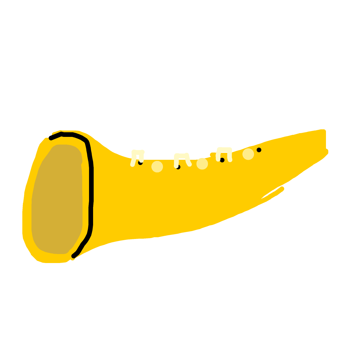 Trumpet drawing by hard-free-painter
