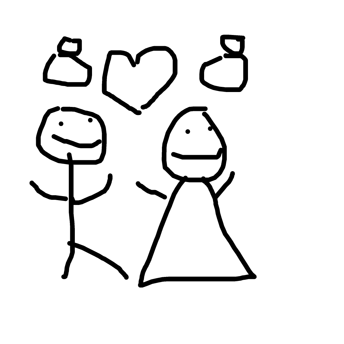 Wedding drawing by pikapikachuu