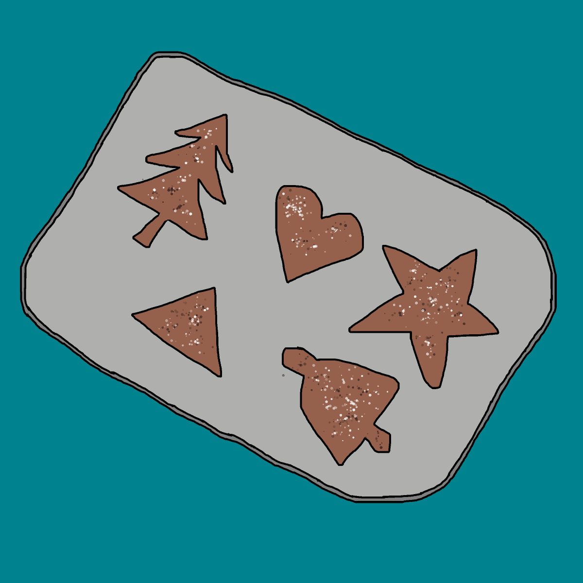 Gingerbread drawing by krissywissy