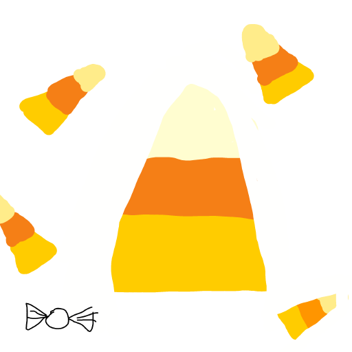Candy Corn drawing by Anna