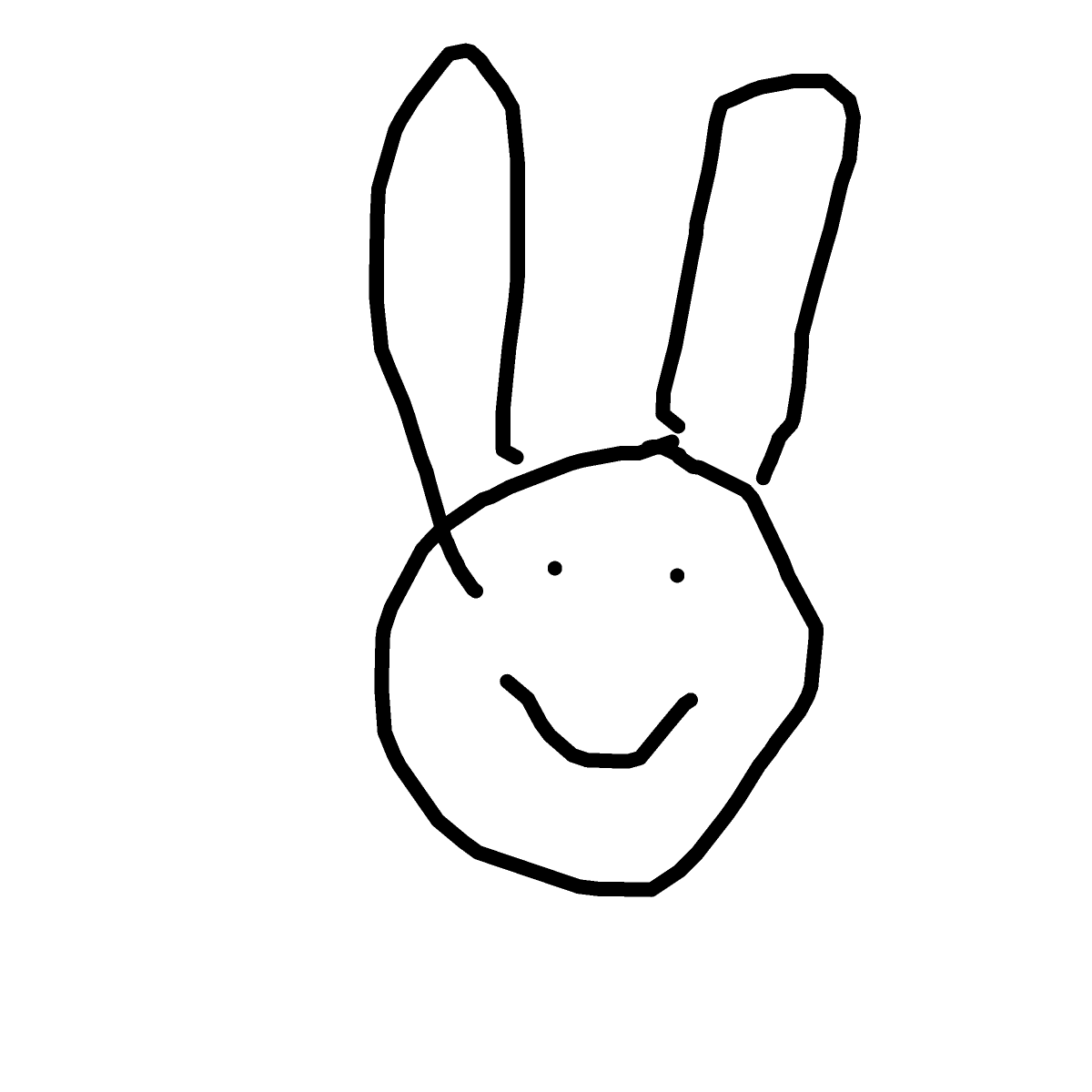 Bunny drawing by dawn-omega-bard