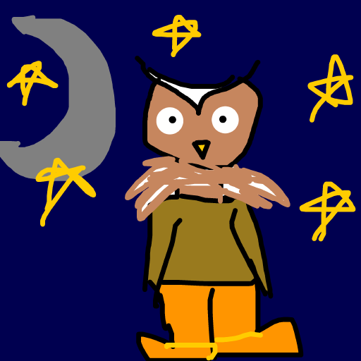 Owlman drawing by last-graph-force
