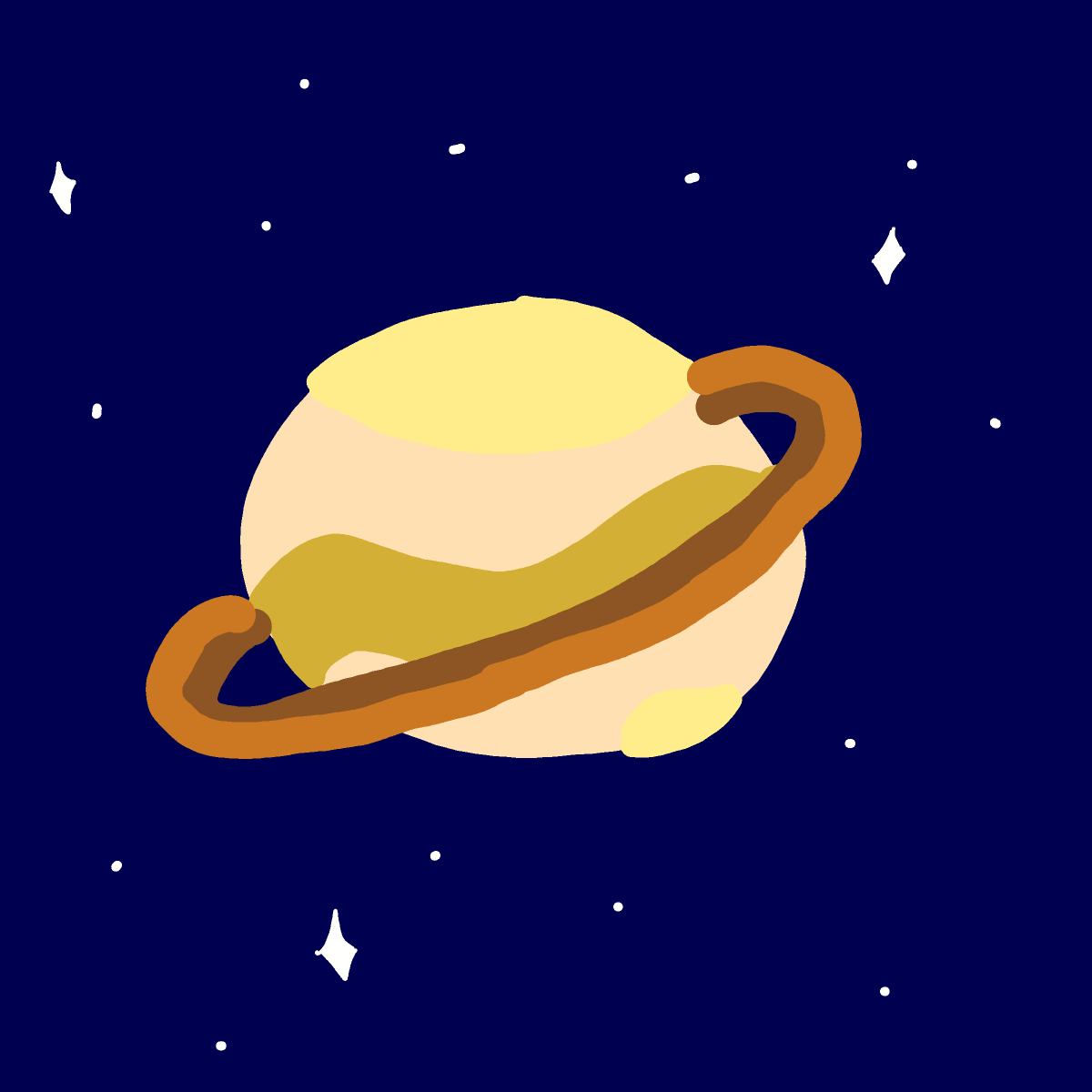 Saturn drawing by 1singular_sensation