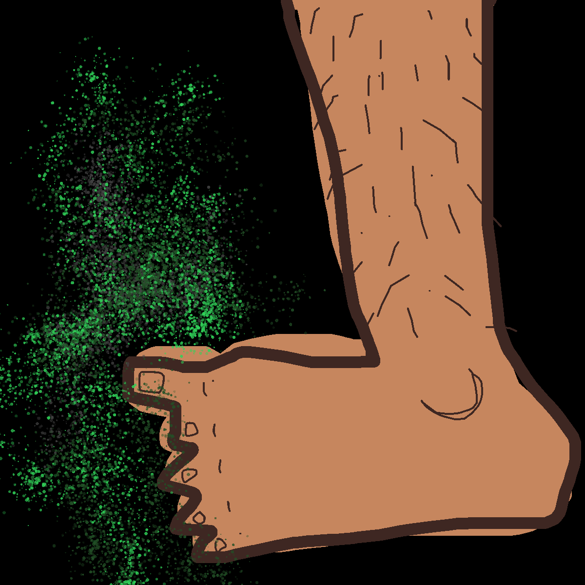 Foot drawing by shahadudu