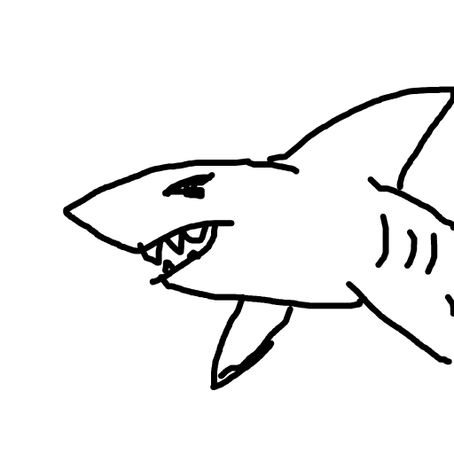 Shark drawing by tandman