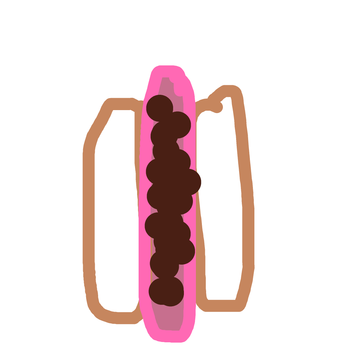 Chili Dog drawing by wave-zest-painter