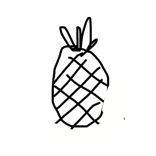 Pineapple drawing by amber-star-type