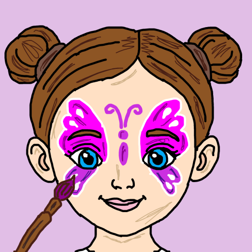 Face Paint drawing by monthra