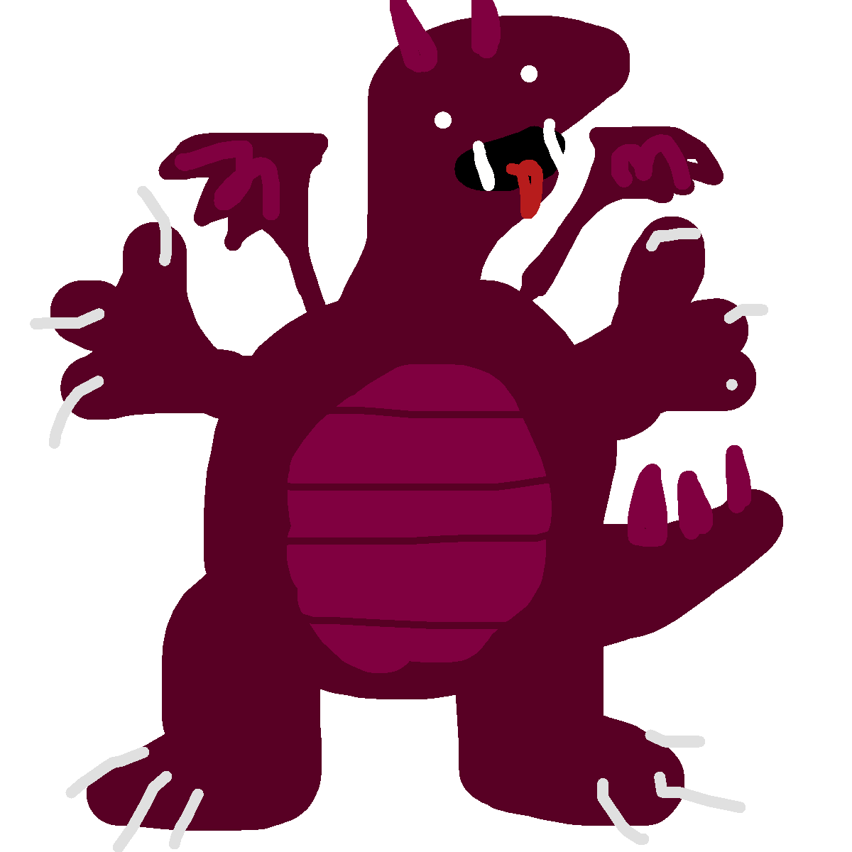 Dragon drawing by knoxy