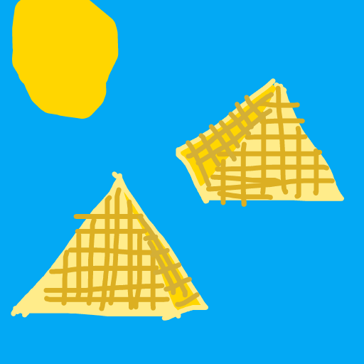 Pyramid drawing by edge-coal-earth