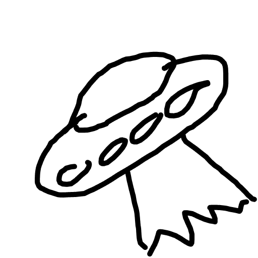 UFO drawing by jukgaa