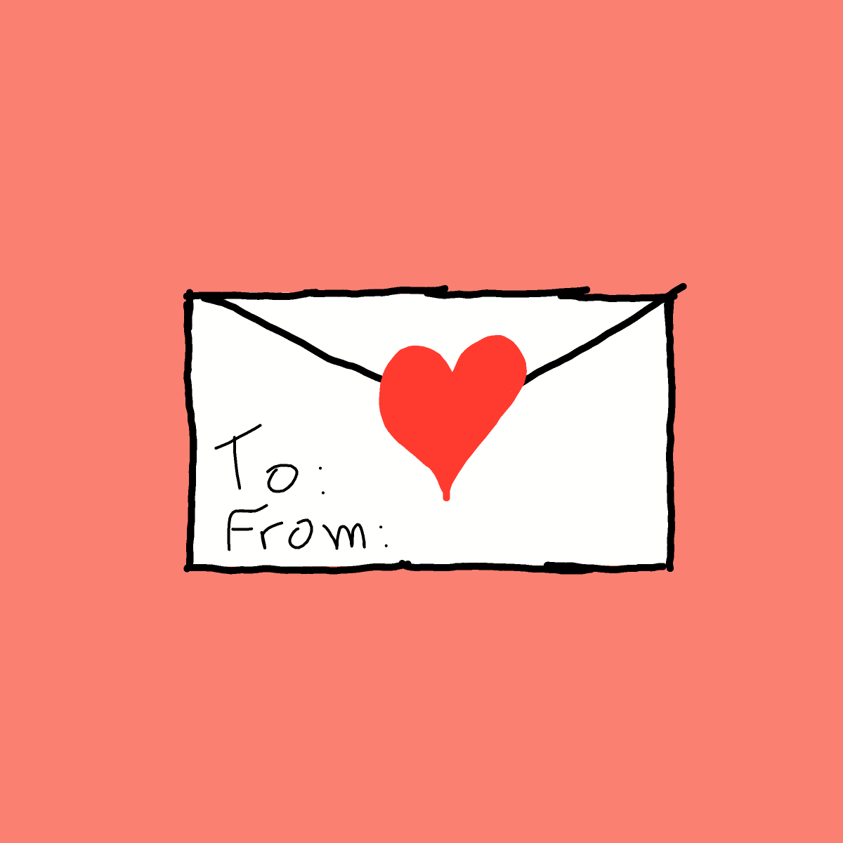Love Letter drawing by Purokushi