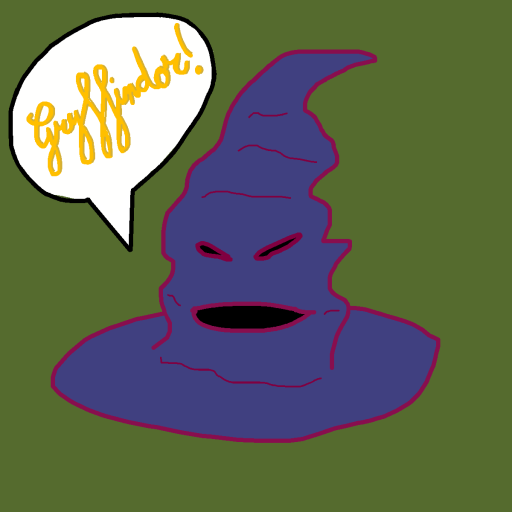 Sorting Hat drawing by nicodarunia