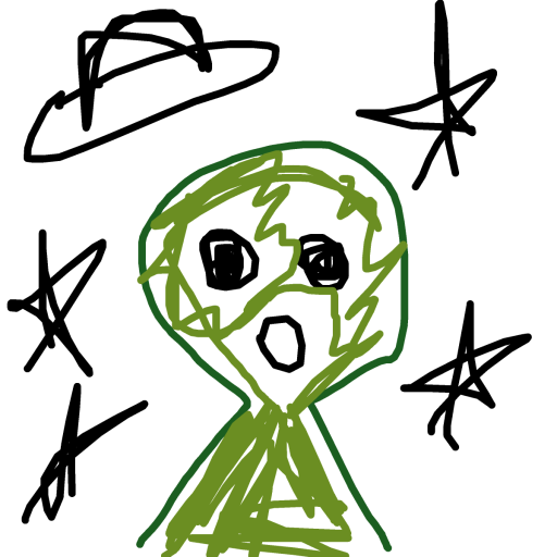 Alien drawing by light-jade-pride