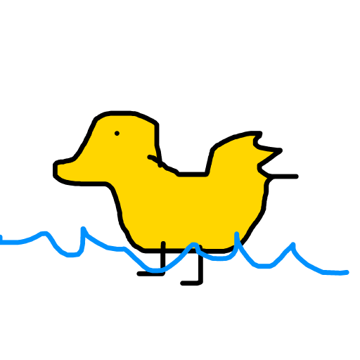Duck drawing by pikapikachuu