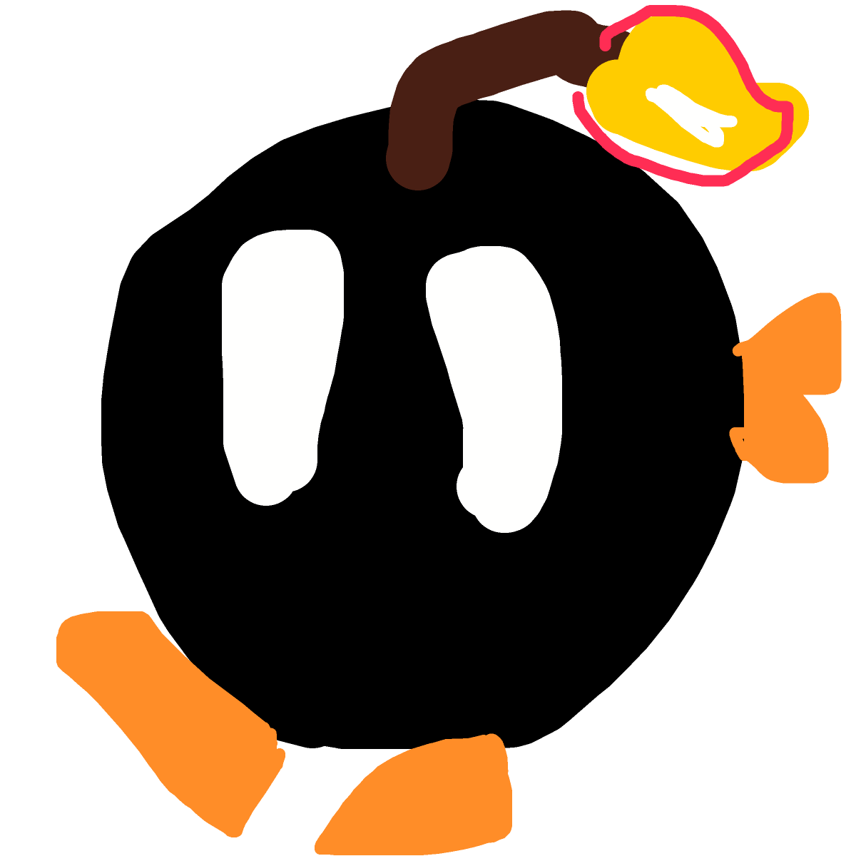 Bob-omb drawing by ldiot
