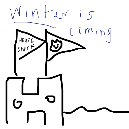 Winterfell drawing by tittychakras