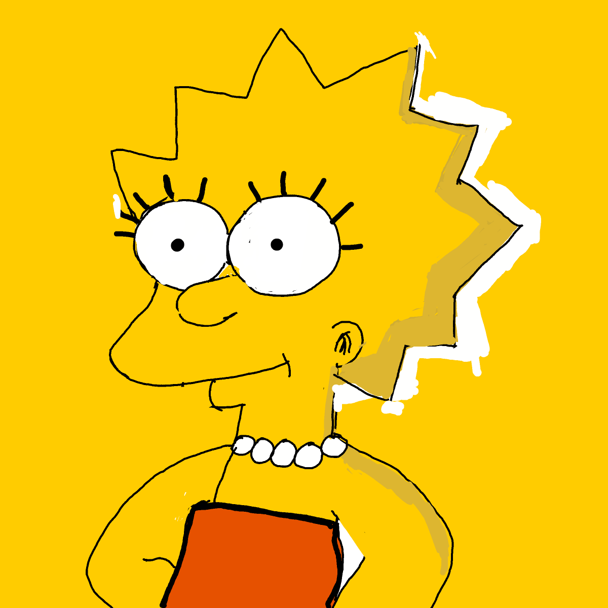 Lisa drawing by manders