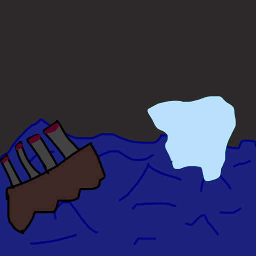 Iceberg drawing by clear-cyan-drive