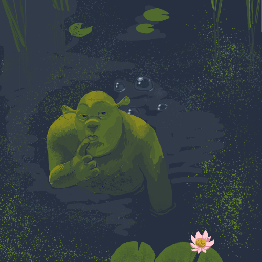 Shrek drawing by Soybean