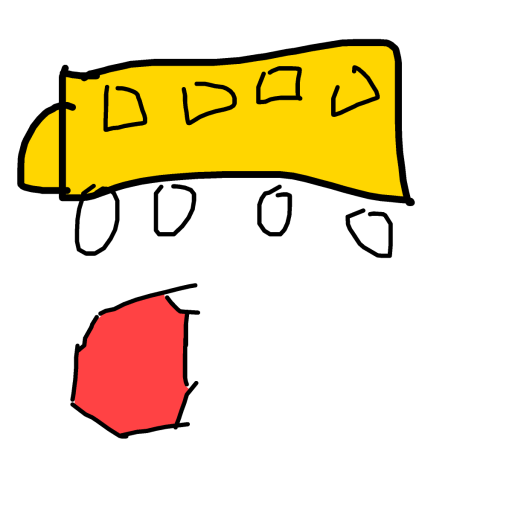 Bus Stop drawing by tittychakras