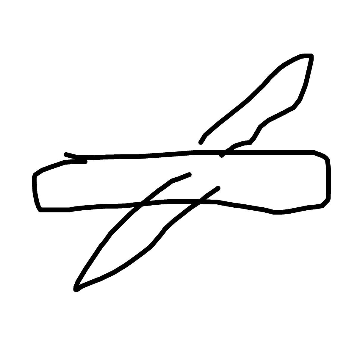 Airplane drawing by dawn-omega-bard