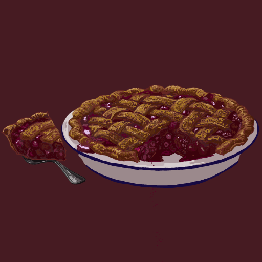 Pie drawing by Soybean