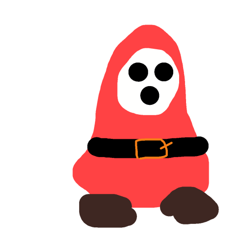 Shy Guy drawing by knoxy