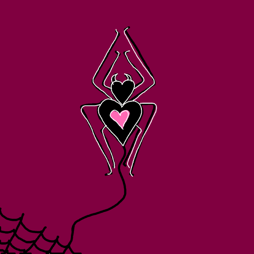 Spider drawing by magic-aqua-heart