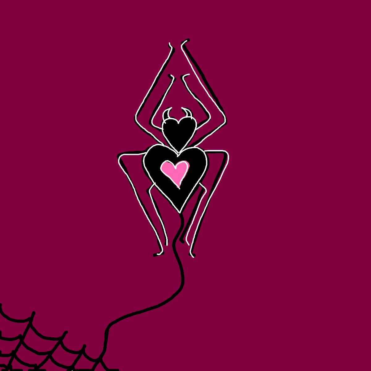 Spider drawing by magic-aqua-heart