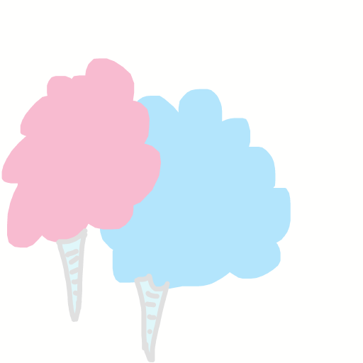 Cotton Candy drawing by clear-cyan-drive