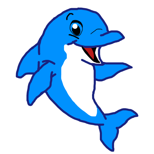 Dolphin drawing by carla