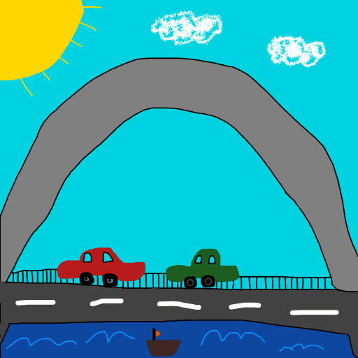 Bridge drawing by carla