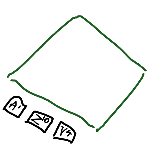 Scrabble drawing by tee